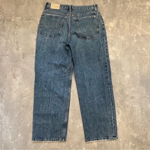 EVERLANE The Rigid Way High Jean Light Indigo Jeans Size 30 Regular - Picture 5 of 11